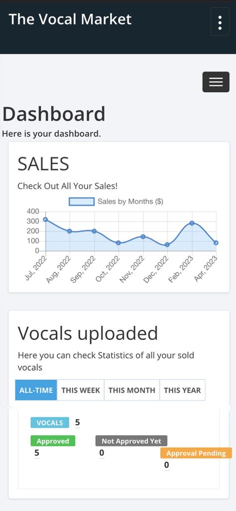 Browsing High-Quality, Royalty-Free Acapella Vocals on The Vocal Market Mobile App